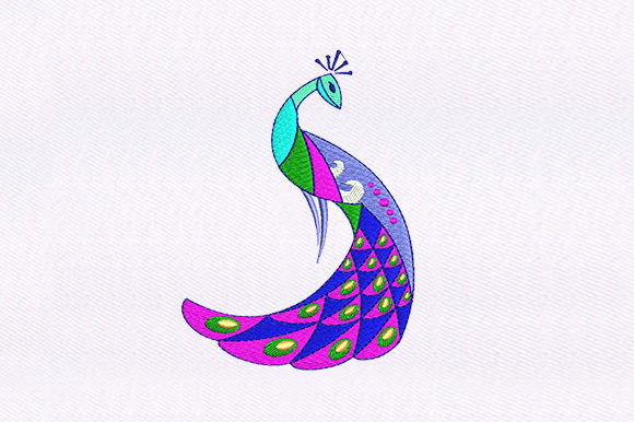 Art Deco Peacock Design
