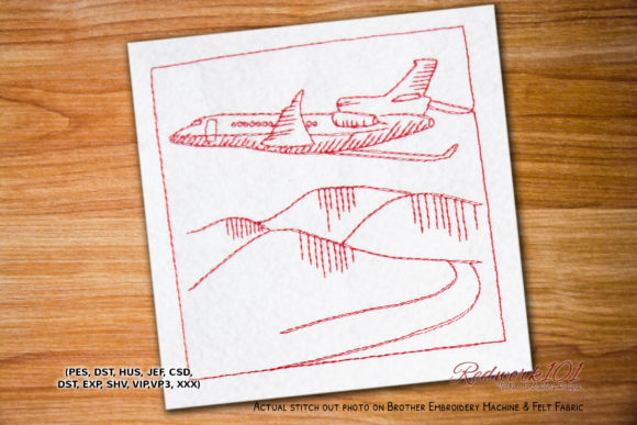 Dassault Falcon Redwork Design