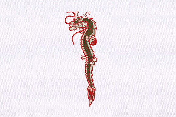 Dragon Puppet Design: A Seasonal Embroidery Gem