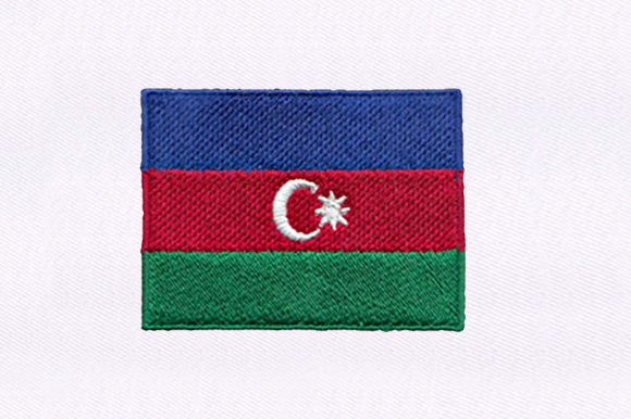 Flag of Azerbaijan Embroidery Design Review