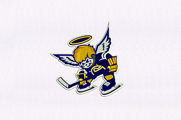Hockey Playing Angel Design