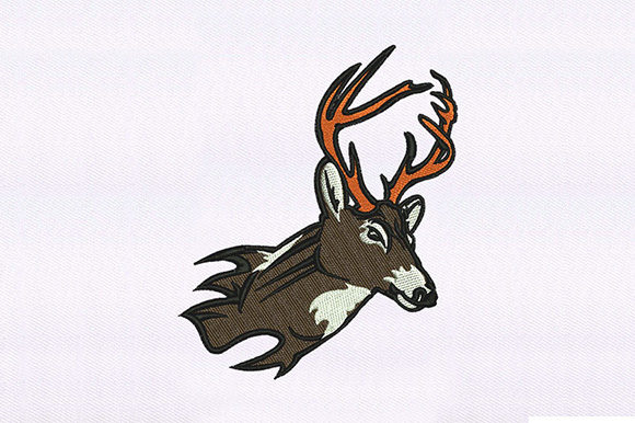 Horned Deer Head Embroidery Review