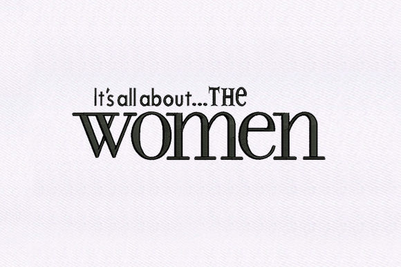 Woman Quote: A Thoughtful Embroidery Design for Meaningful Gifts