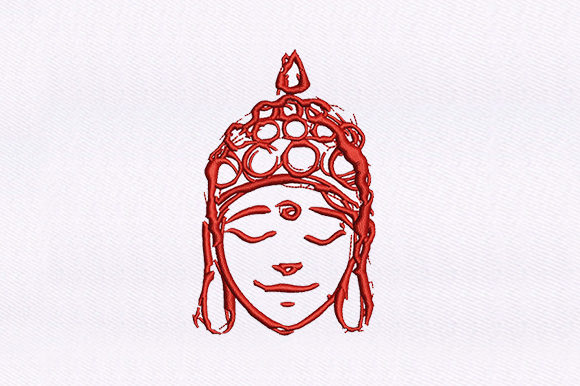 Woman Statue Face Design